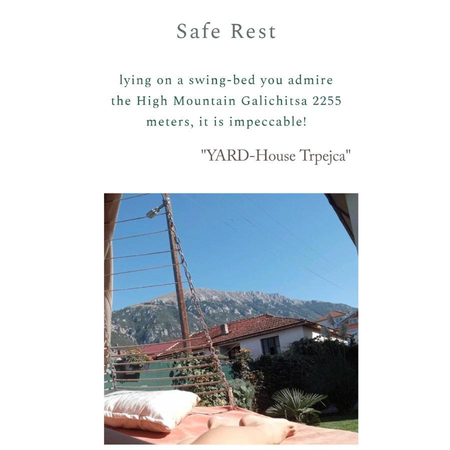 Yard House Trpejca Hotel Ohrid Eksteriør billede